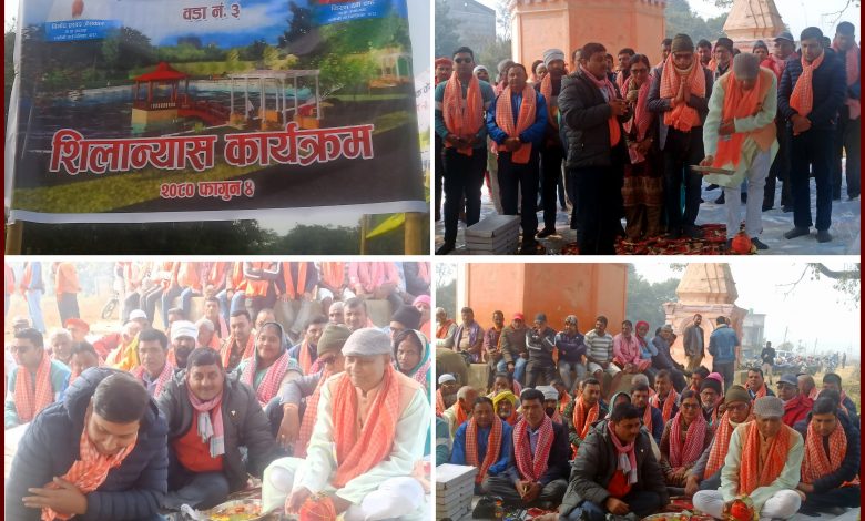 Photo of पोखरी सौन्दर्यकरणको शिलान्यास