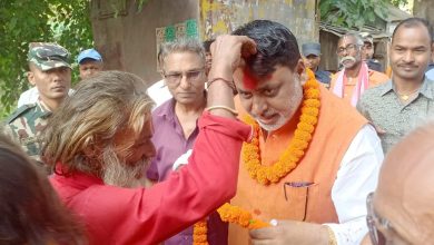 Photo of मुख्यमन्त्री सोनललाई भव्य स्वागत