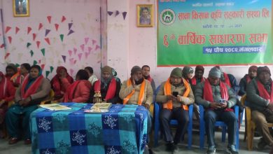 Photo of साना किसान कृषि सहकारी संस्थाको ६ औं बार्षिक साधारण सभा सम्पन्न